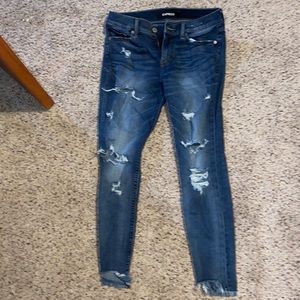 Express Skinny Ankle Mid Rise Jean